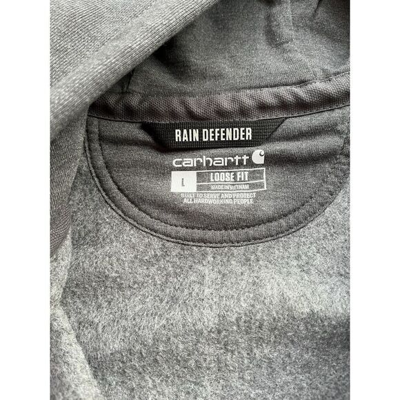 CertainTeed Saint-Gobain Carhartt Hooded Full Zip Sweatshirt Mens Large - Picture 4 of 7